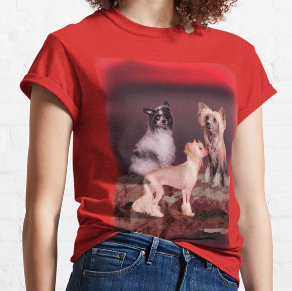 Chinese Crested Dog sunset Classic T-Shirt