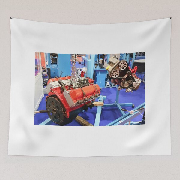 Item preview, workshop with car engines and equipment designed and sold by goceris.