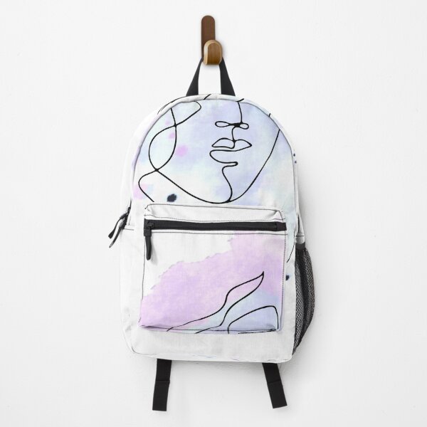 Item preview, Pretty minimalist woman face designed and sold by LuckyFamily.