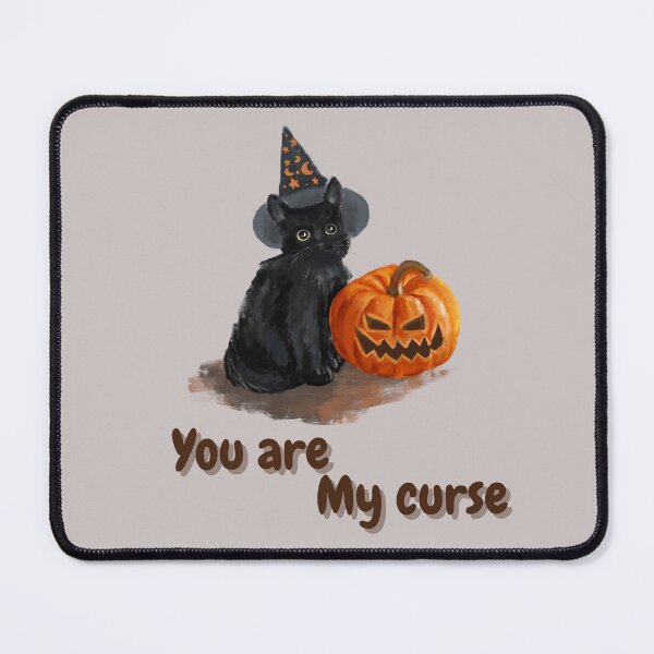 Item preview, You are my curse - cute black cat designed and sold by PS-ARTSHOP.