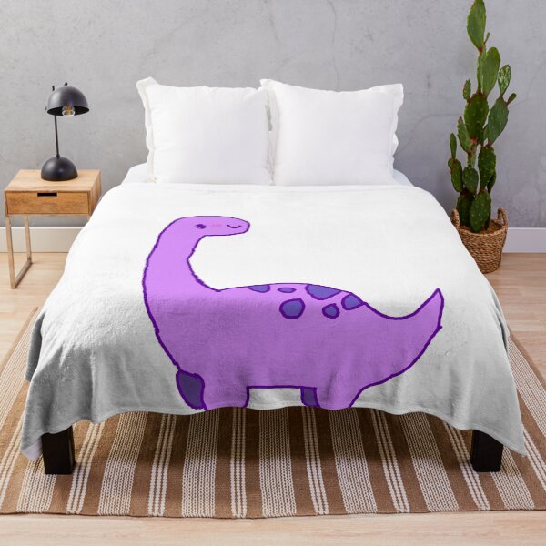 Item preview, Adorable Purple Brontosaurus designed and sold by Monkeyshab.