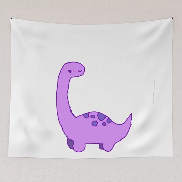 Item preview, Adorable Purple Brontosaurus  designed and sold by Monkeyshab.