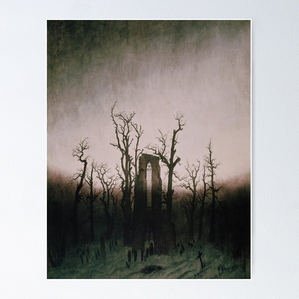 Abbey In The Oak Forest By Caspar David Friedrich Wall Art, Canvas Prints,  Framed Prints, Wall Peels