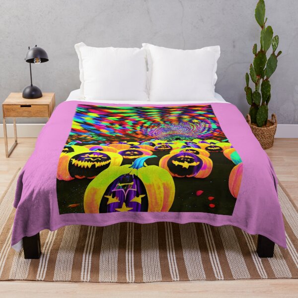 Item preview, Hippy Trippy Halloween Pumpkin 10 designed and sold by Artekinium.