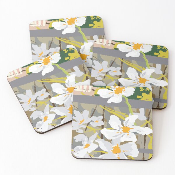 Item preview, All about white flowers designed and sold by printmesomecolo.