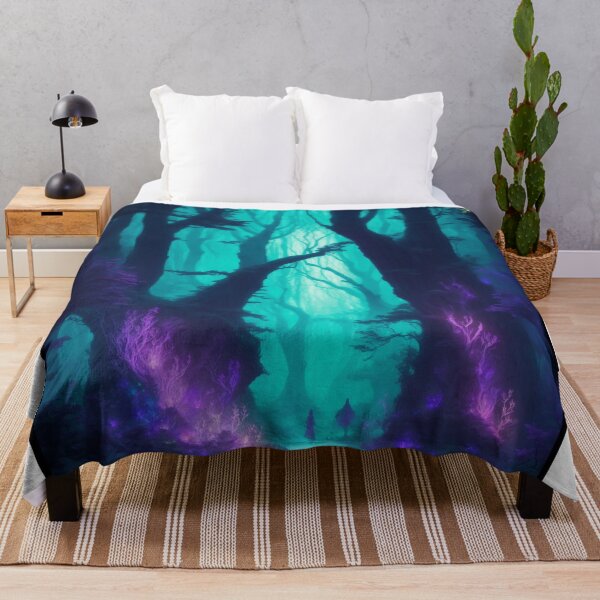 Item preview, Glowing Canopy: Fantasy Forest Poster Design designed and sold by RedArtG09.