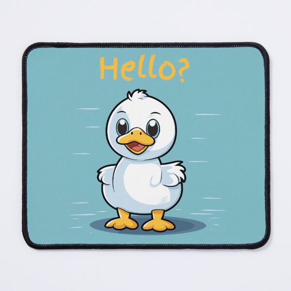 Item preview, Hello? cute duck cartoon gift for kids designed and sold by JadesignFang.
