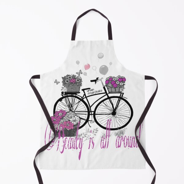 Item preview, BICYCLE WITH FLOWERS designed and sold by inarausch2023.
