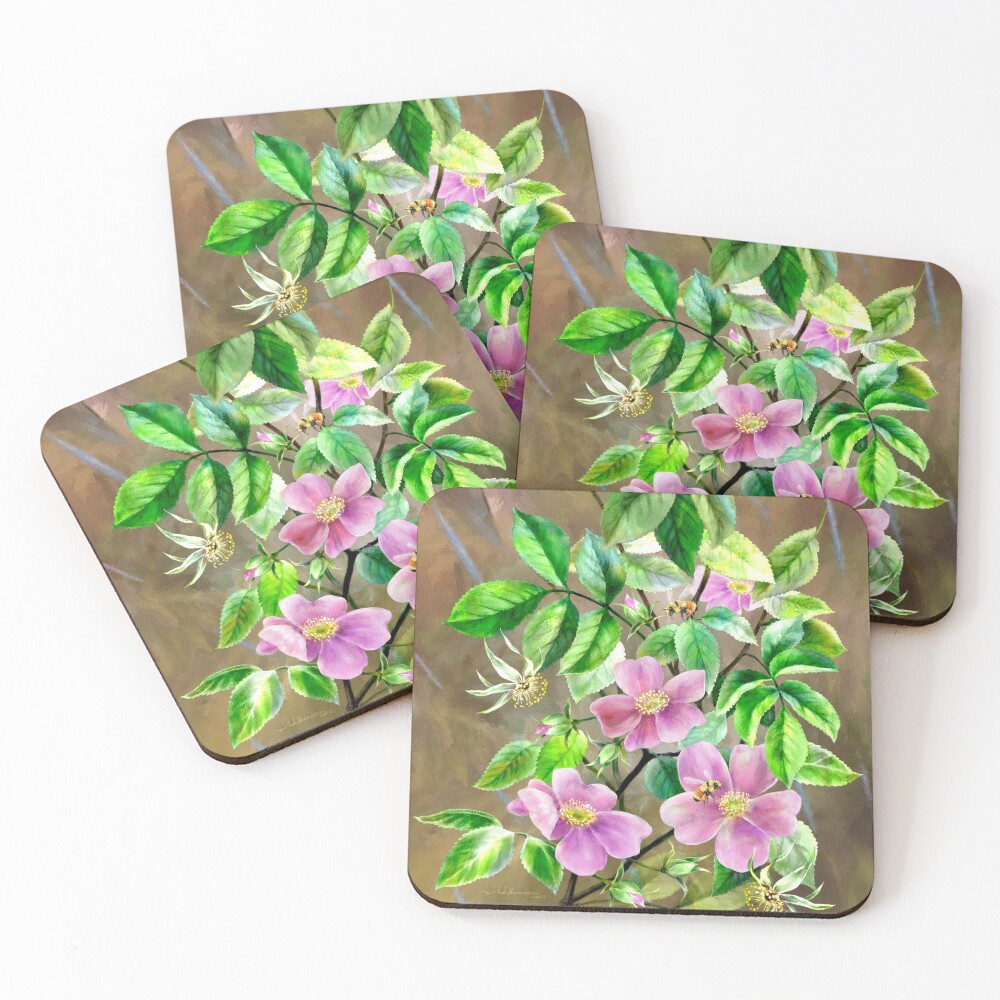Item preview, Coasters (Set of 4) designed and sold by Halcyon-Studio.