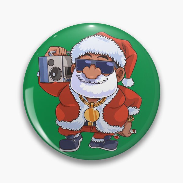 Item preview, Black Santa Claus Hip Hop Christmas Gangster Xmas designed and sold by Nosek1ng.