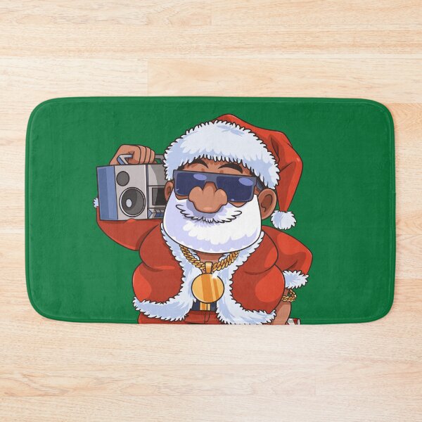 Item preview, Black Santa Claus Hip Hop Christmas Gangster Xmas designed and sold by Nosek1ng.