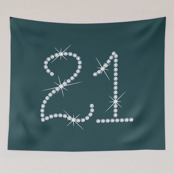Item preview, Faux Rhinestone 21st Birthday designed and sold by AlexMooren.