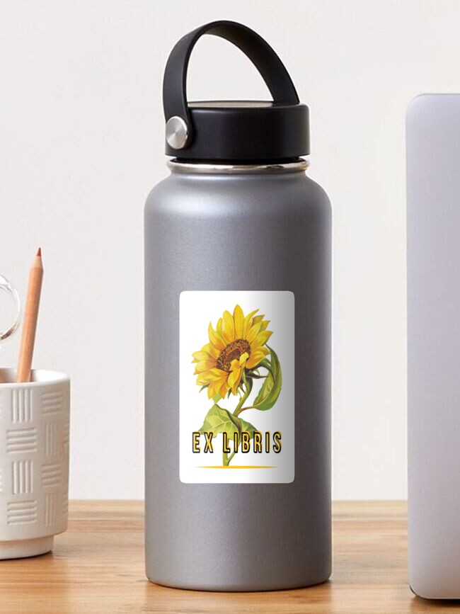 Thumbnail 1 of 3, Sticker, Sunflower designed and sold by WildRootsArt.