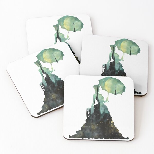 Item preview, Gothic Lady Silhouette and Skyline designed and sold by SchorlCraft.