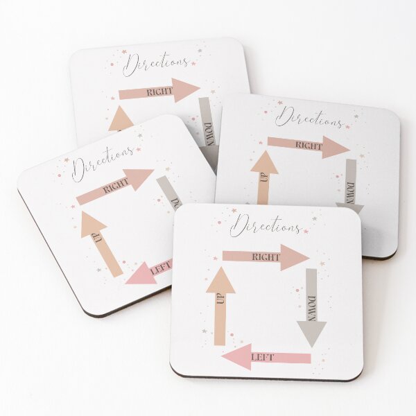 Item preview, Directions beautiful print for little kids - educational print - right, left, up and down designed and sold by Juditdesign.