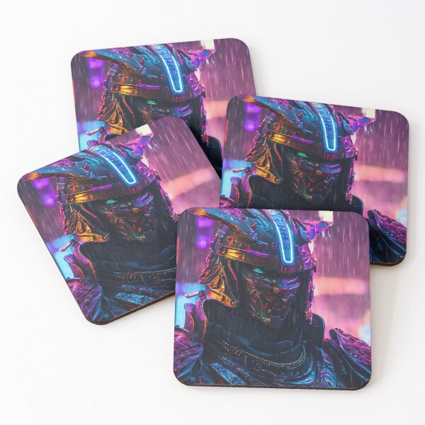 Item preview, Cyberpunk Ninja bathed in Neon in a Modern Dystopia designed and sold by kenix73.