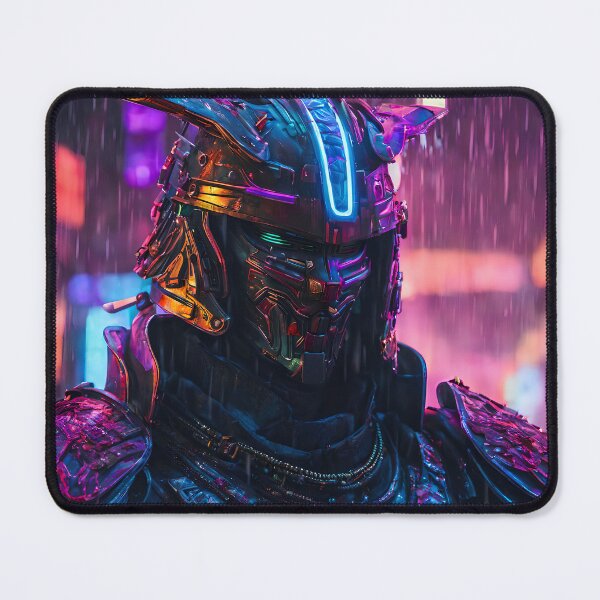 Item preview, Cyberpunk Ninja bathed in Neon in a Modern Dystopia designed and sold by kenix73.
