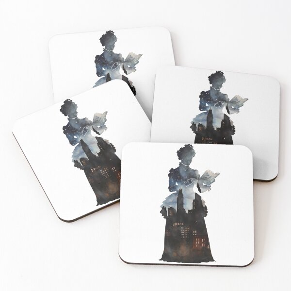 Item preview, Gothic Lady Silhouette and Skyline designed and sold by SchorlCraft.