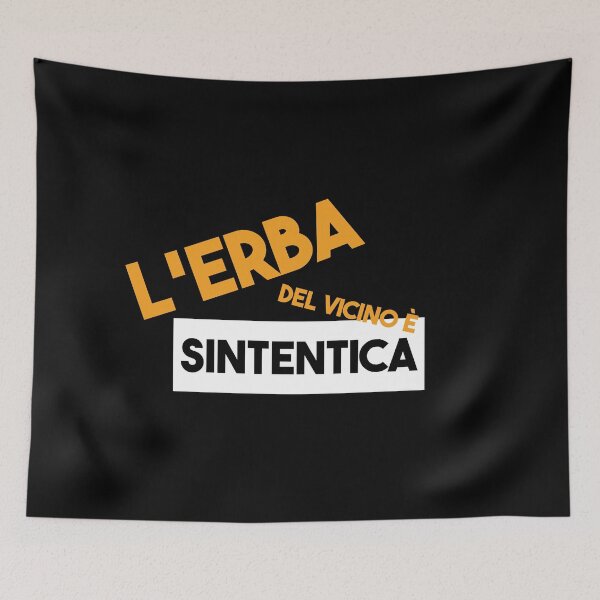 Item preview, L'erba del vicino è sintentica designed and sold by Cascio311.
