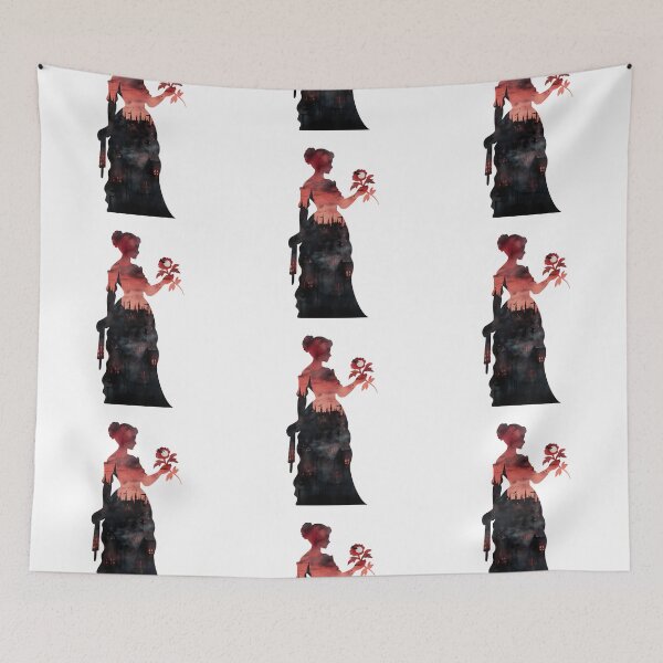 Item preview, Gothic Lady Silhouette and Skyline designed and sold by SchorlCraft.