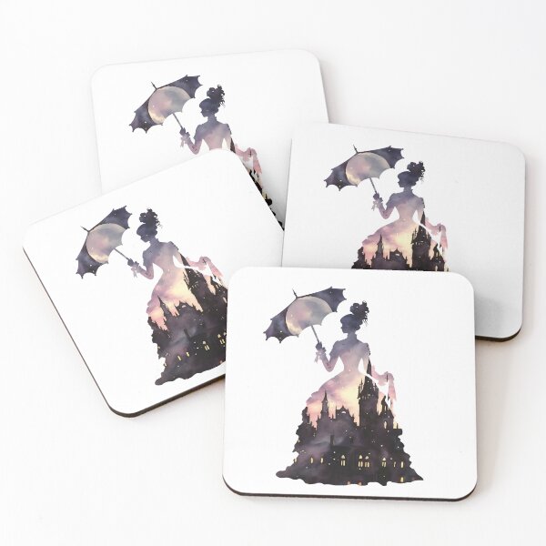 Item preview, Gothic Lady Silhouette and Skyline designed and sold by SchorlCraft.
