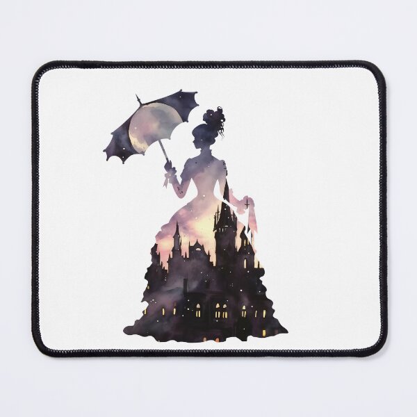 Item preview, Gothic Lady Silhouette and Skyline designed and sold by SchorlCraft.