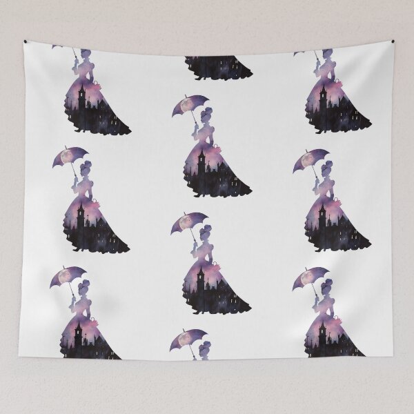 Item preview, Gothic Lady Silhouette and Skyline designed and sold by SchorlCraft.