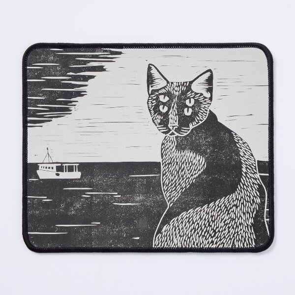 Item preview, The Four Eyed Cat designed and sold by Izzib-.
