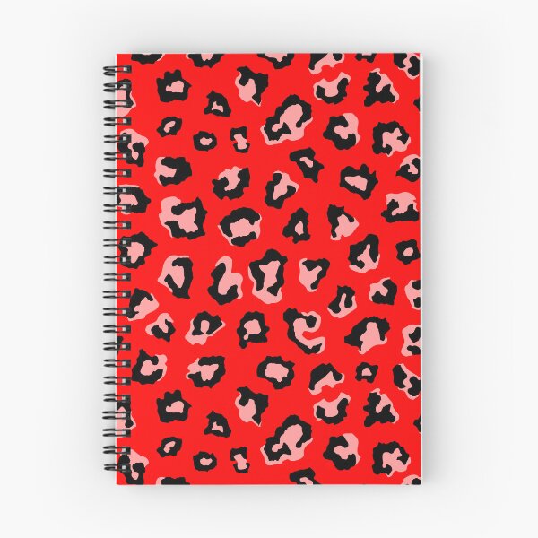 Item preview, Ruby Red Leopard Print Repeating Pattern designed and sold by kernowerno.
