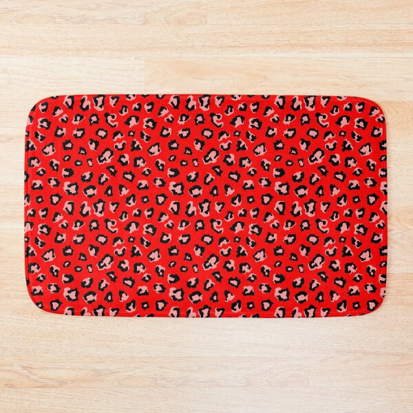 Item preview, Ruby Red Leopard Print Repeating Pattern designed and sold by kernowerno.