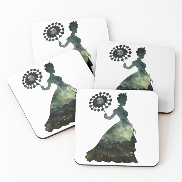 Item preview, Gothic Lady Silhouette and Skyline designed and sold by SchorlCraft.