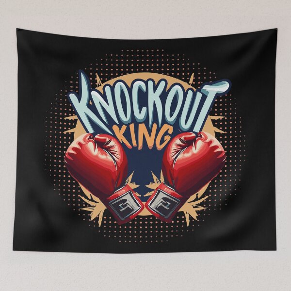 Item preview, Knockout King - Boxing gloves designed and sold by PrintSoulDesign.