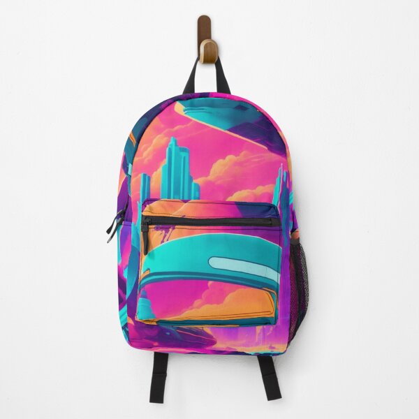 Item preview, Retro-Futuristic Dreamscape: A Glimpse into Tomorrow designed and sold by RedArtG09.