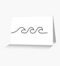 Waves Greeting Card