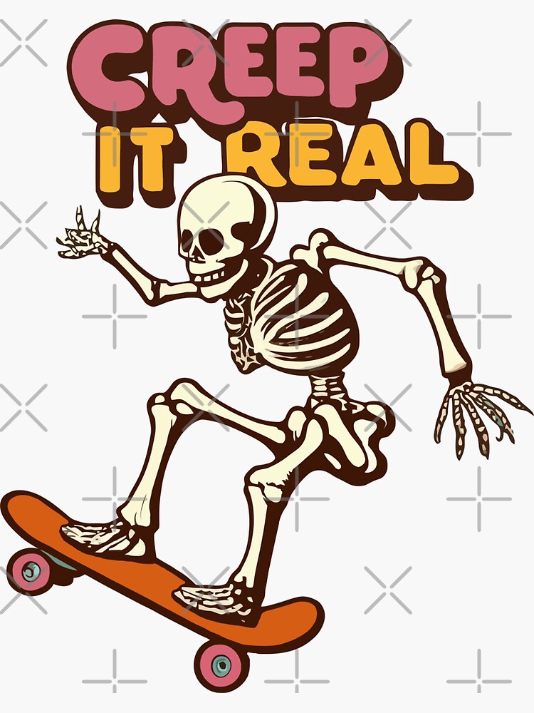 Funny Halloween Costume Skateboarding Skeletons Skeleton Skater