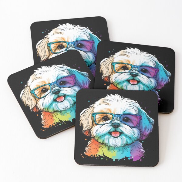 Item preview, Colorful Kawaii Shichon Nerd designed and sold by Leonardo Palumbo.