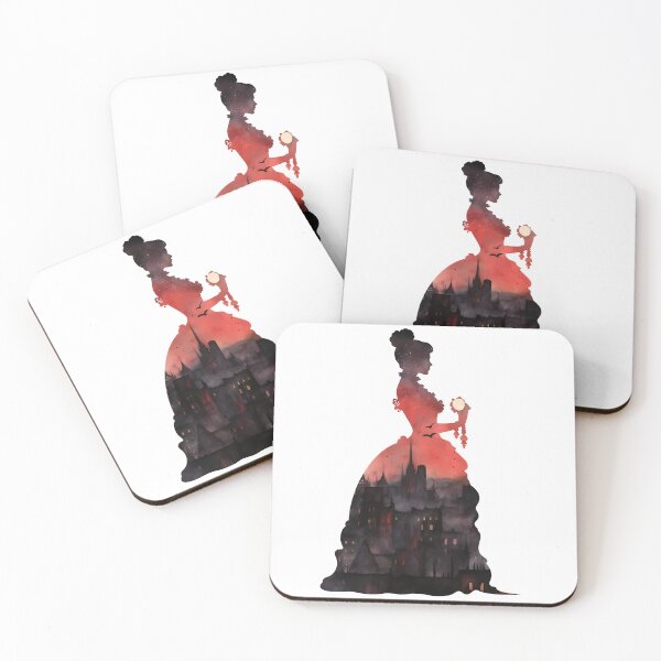 Item preview, Gothic Lady Silhouette and Skyline designed and sold by SchorlCraft.