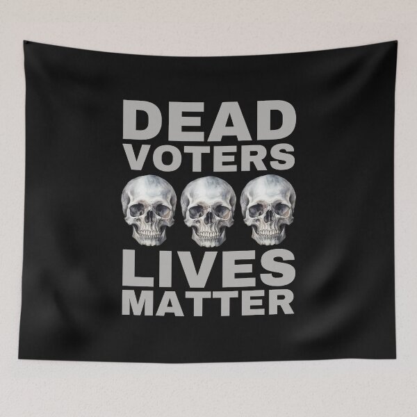 Item preview, Halloween Dead Voters Lives Matter designed and sold by Hiremeamerica.
