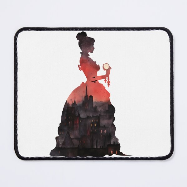 Item preview, Gothic Lady Silhouette and Skyline designed and sold by SchorlCraft.