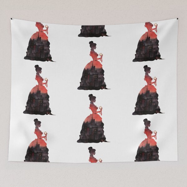 Item preview, Gothic Lady Silhouette and Skyline designed and sold by SchorlCraft.