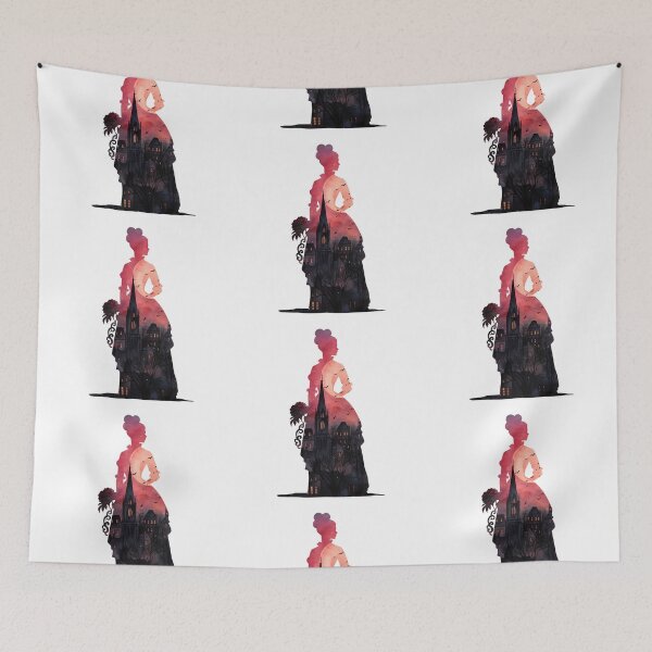 Item preview, Gothic Lady Silhouette and Skyline designed and sold by SchorlCraft.