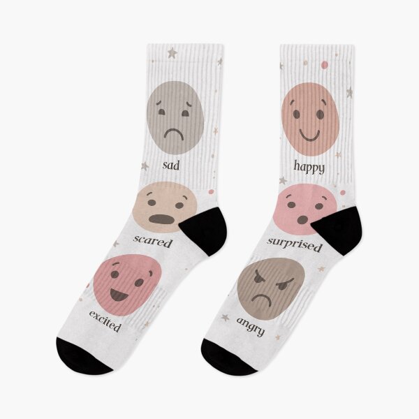 Item preview, Emotions poster for little kids - educational print - smiley faces! designed and sold by Juditdesign.
