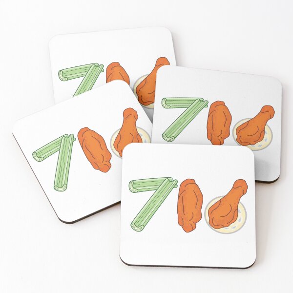 Item preview, 716 Chicken Wings and Bleu Cheese Dip designed and sold by Jocelyn Sperduto Art.