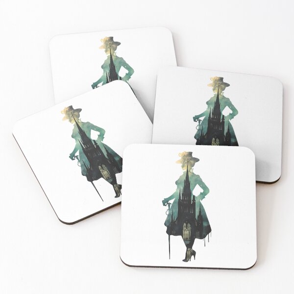 Item preview, Gothic Lady Silhouette and Skyline designed and sold by SchorlCraft.