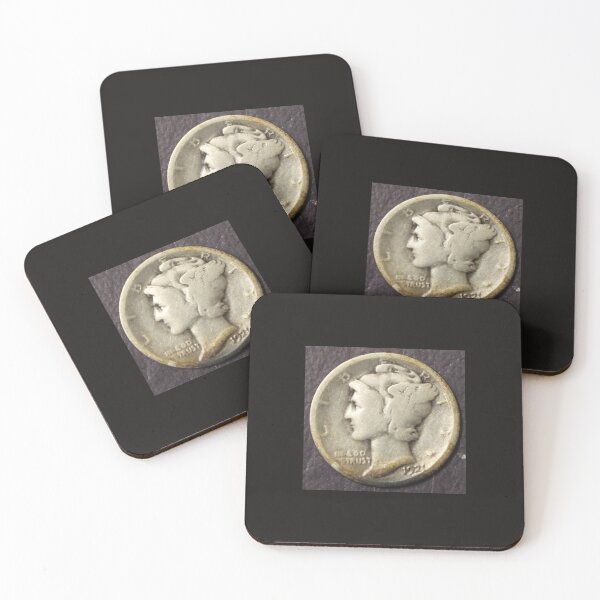 Aperçu de l'œuvre 1921 Mercure Dime créée et vendue par coinsxcrochet.
