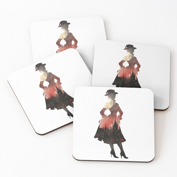 Item preview, Gothic Lady Silhouette and Skyline designed and sold by SchorlCraft.