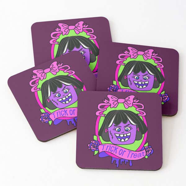 Item preview, Frankie's Bride Frankenstein Girl Halloween Cartoon Style Frame designed and sold by chocolatefund.