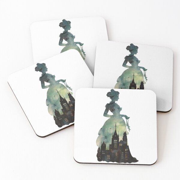Item preview, Gothic Lady Silhouette and Skyline designed and sold by SchorlCraft.
