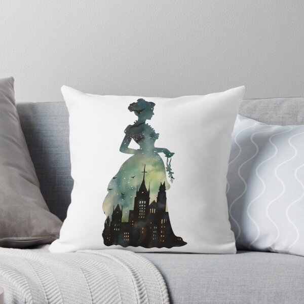 Item preview, Gothic Lady Silhouette and Skyline designed and sold by SchorlCraft.