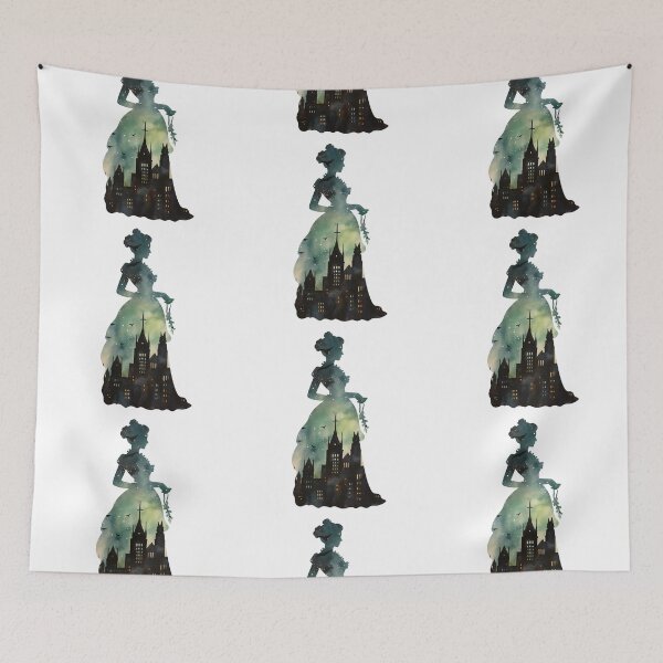 Item preview, Gothic Lady Silhouette and Skyline designed and sold by SchorlCraft.